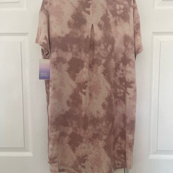 Stars above Tie Dye Midi T-Shirt Dress - Picture 2 of 4